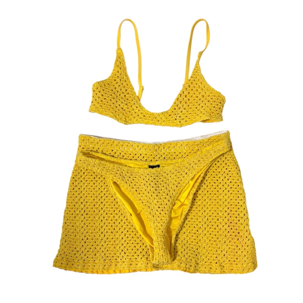 Triangl Swimwear Yellow Bikini Set